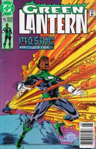Green Lantern (3rd Series) #15 (Newsstand) FN ; DC | Mosaic 2 John Stewart