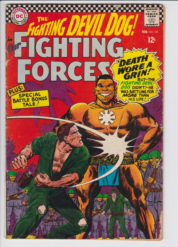 Our Fighting Forces #98 (Feb 1966) 3.0 GD/VG DC