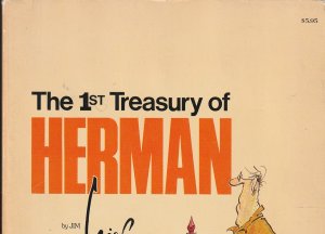 1st Treasury of Herman by Jim Unger(Andrews and McMeel Inc,11th Printing, 1980)