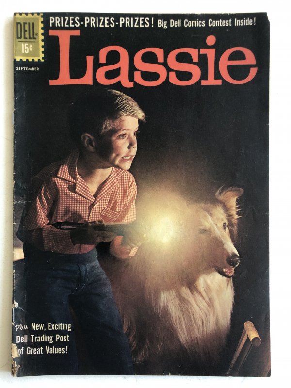 Lassie 54,VG, flat book w/great cover