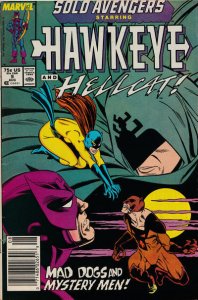 Solo Avengers #9 (Newsstand) GD ; Marvel | low grade comic Hawkeye/Hellcat