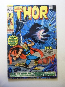 Thor #185 (1971) VG Condition cover detached at 1 staple