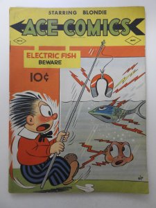 Ace Comics #38 (1940) W/Blondie! Sharp Fine+ Condition!