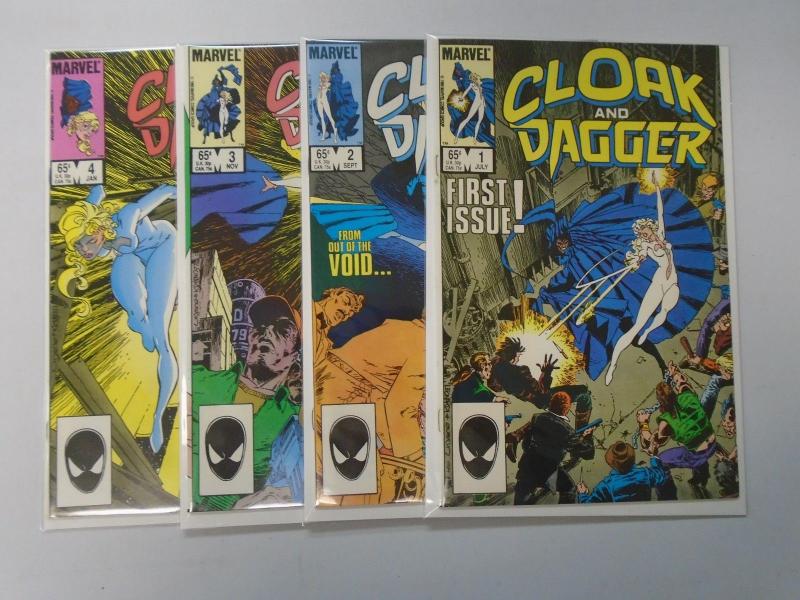 Cloak and Dagger run #1 to #4 - 2nd Second Series - 8.0 - 1985