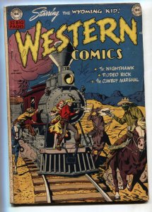 WESTERN #17 --1950--DC--WYOMING KID--NIGHT HAWK--comic book