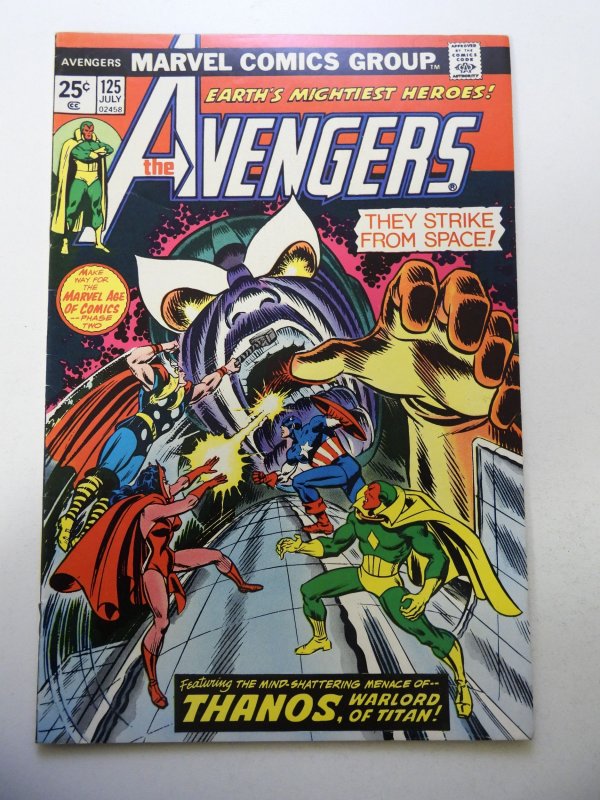 The Avengers #125 (1974) FN+ Condition MVS Intact