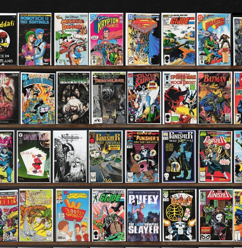 Huge Lot 140+ Comics with Doom Patrol, Batman, Silver Surfer & More!