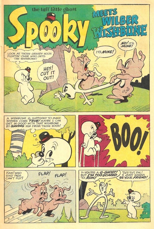 SPOOKY SPOOKTOWN #1 (Sept1961) 4.0 VG  The Tuff Little Ghost!  Wendy & Nightmare