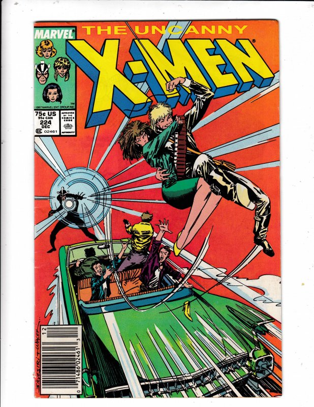 THE UNCANNY X-MEN#224 VF/FN   NO RESERVE Save on shipping