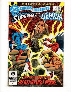 DC Comics Presents #66 (1984) DEMON Appearance JOE KUBERT  / ID#194-A