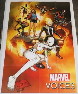 Marvel Voices poster - 36  x 24 - Marvel - Joe Quesada art - America Chavez