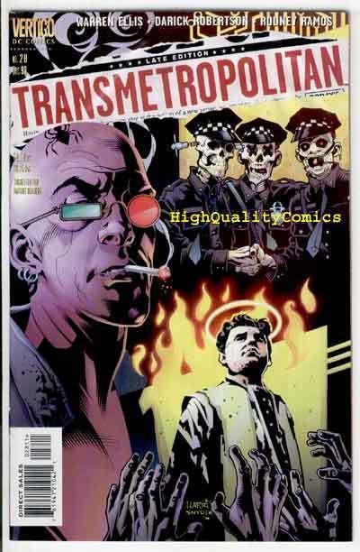 TRANSMETROPOLITAN #28, NM+, Warren Ellis, Ramos, Vertigo, 1997, Darick Robertson