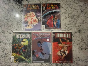 5 Comic Books Blood # 1 + Shadow # 8 + Black Lamb # 1 + Final Night # 1 2 RH14