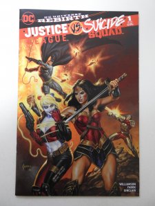 Justice League vs. Suicide Squad BuyMeToys.com Variant (2017) NM Condition!