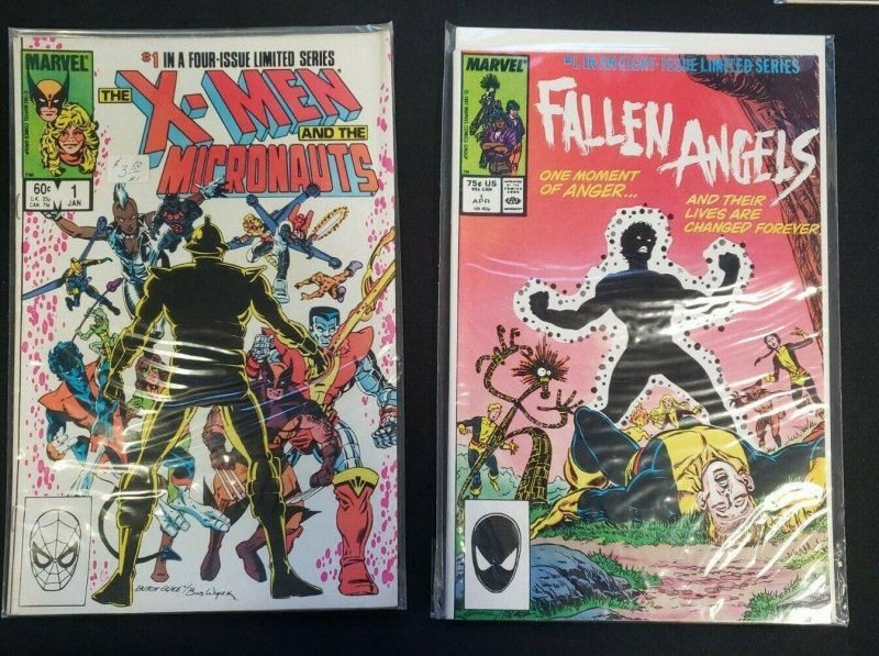 MARVEL BRONZE AGE 9PC(FN)DEFENDERS,X-MEN vs AVENGERS, X-MEN & MICRONAUTS 1983-92
