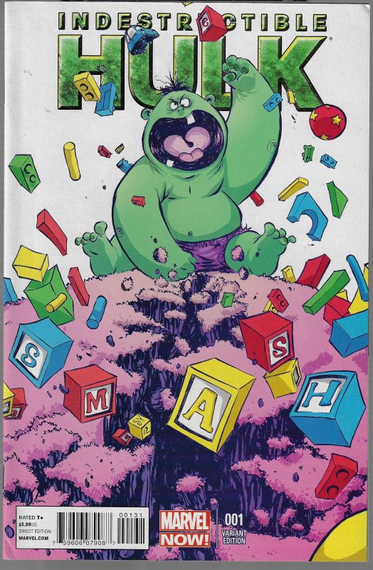 Indestructible Hulk #1 (Marvel, 2013) Skottie Young Baby Variant