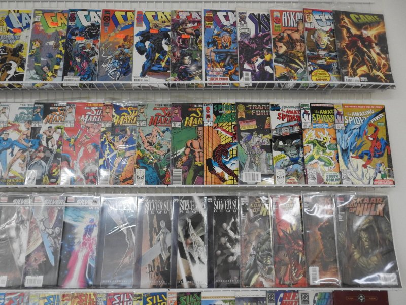 Huge Lot 160+ Comics W/ Spider-Man, Silver Surfer, Sub-Mariner+ Avg VF- Cond!