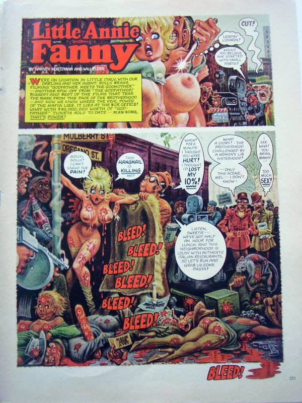 Annie Fanny 7 original playboy comics Set 4