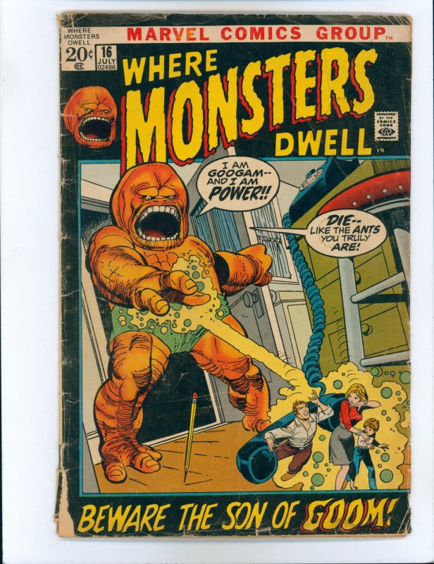 Where Monsters Dwell #16 (1972)