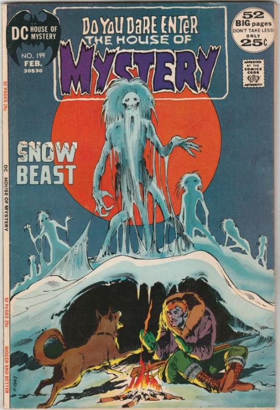 House of Mystery #199 (Feb-72) FN/VF Mid-High-Grade Cain