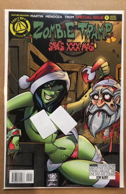 Cartoon Zombie Porn Comic - Zombie Tramp: Saves XXX-Mas (2015) RisquÃ© Variant | Comic Books - Modern  Age, Action Lab, Horror & Sci-Fi / HipComic