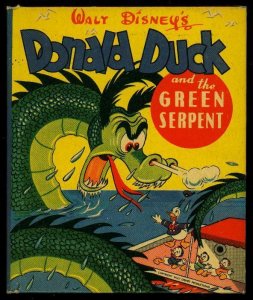 Donald Duck & the Green Serpent Big Little Book Carl Barks Whitman 1947 VG-