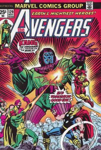 Avengers, The #129 (with Marvel Value Stamp) FN ; Marvel | Kang