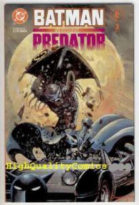 BATMAN vs PREDATOR #1 2 3, NM-, Prestige, Arther Suydam,1991, Adam Kubert, 1-3
