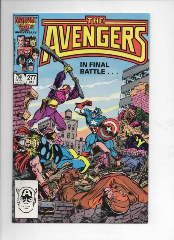 AVENGERS #277, VF/NM, Captain America, Thor, 1963 1987, more Marvel in store