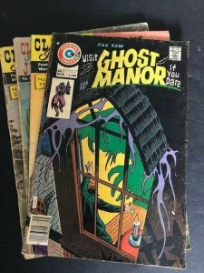 LOT OF 4-Classics Illustrated Hiawatha,Ghost Manor,Oregon Trail '49 G/VG(917J)  