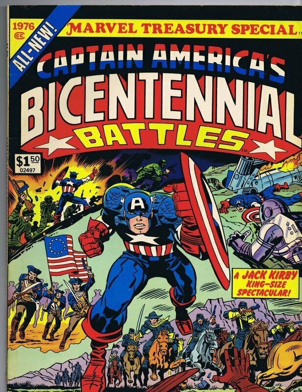Captain America's Bicentennial Battles #1 ORIGINAL Vintage 1976 Marvel Comics