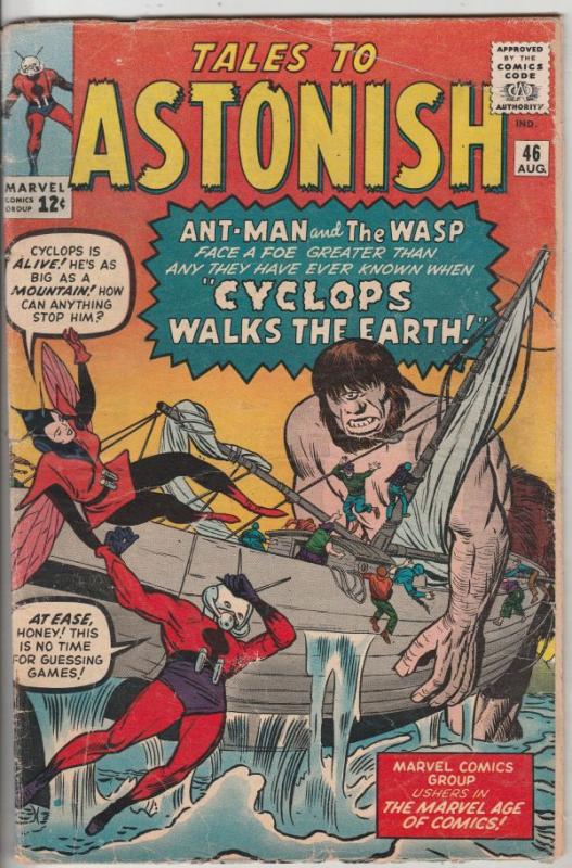 Tales to Astonish #46 (Aug-63) VG+ Affordable-Grade Ant-Man, the Wasp