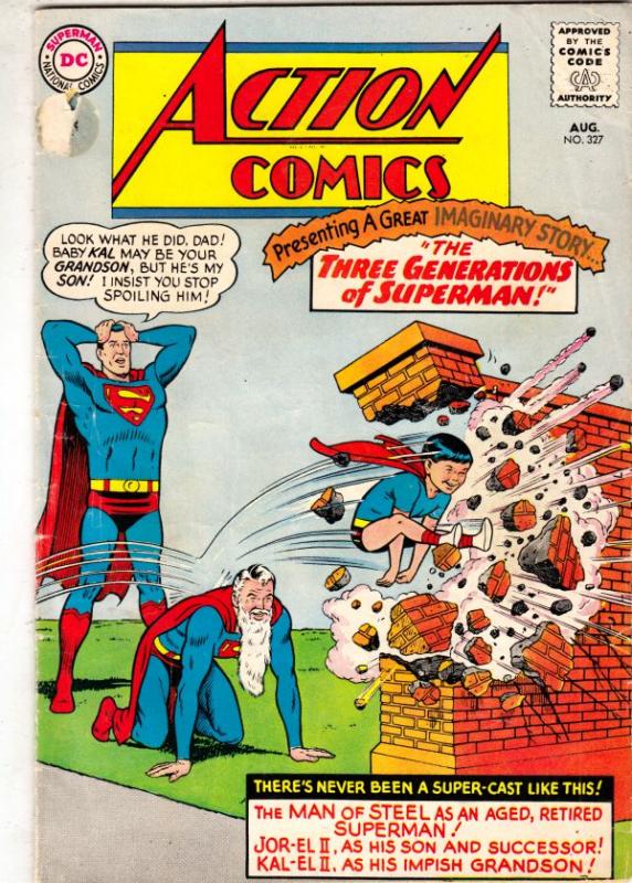 Action Comics #327 (Aug-65) VG/FN Mid-Grade Superman