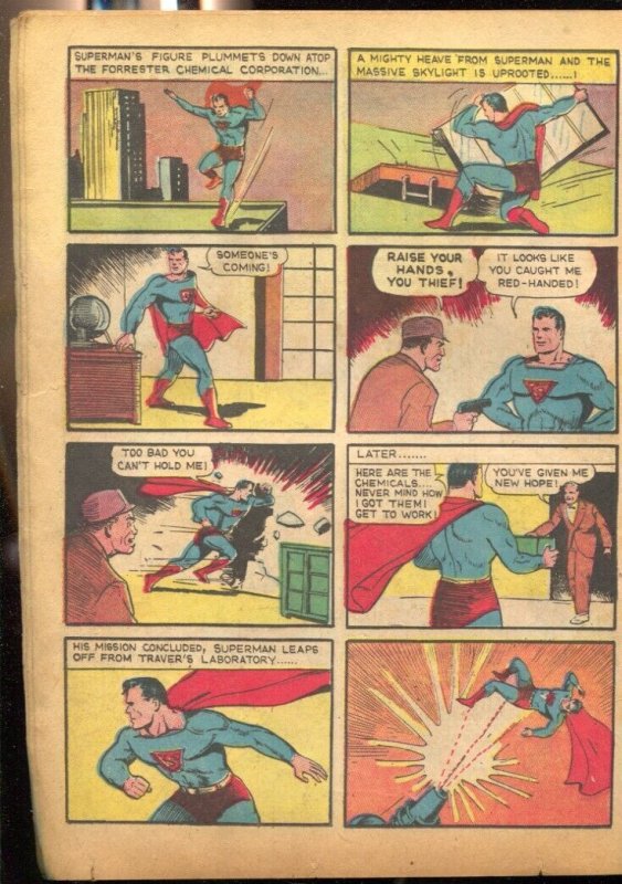 Action #19 1939 DC-Superman-Pep Morgan-Clip Carson-Bob Kane-Tex Thompson-P