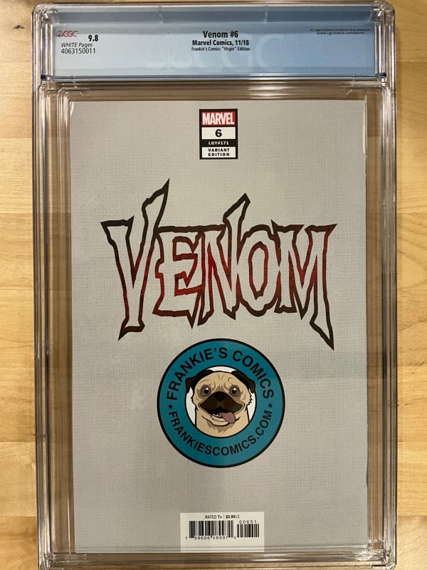 Venom #6 Virgin Cover (2018) CGC 9.8
