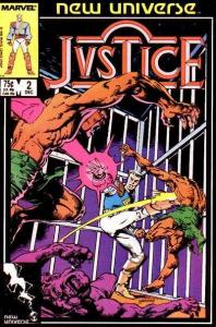 Justice (1986 series) #2, NM- (Stock photo)