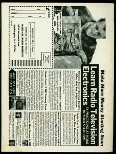 Revista Hombre audaz pulpa marzo de 1966-Tapa horror médico nazi-Lust espía LSD 