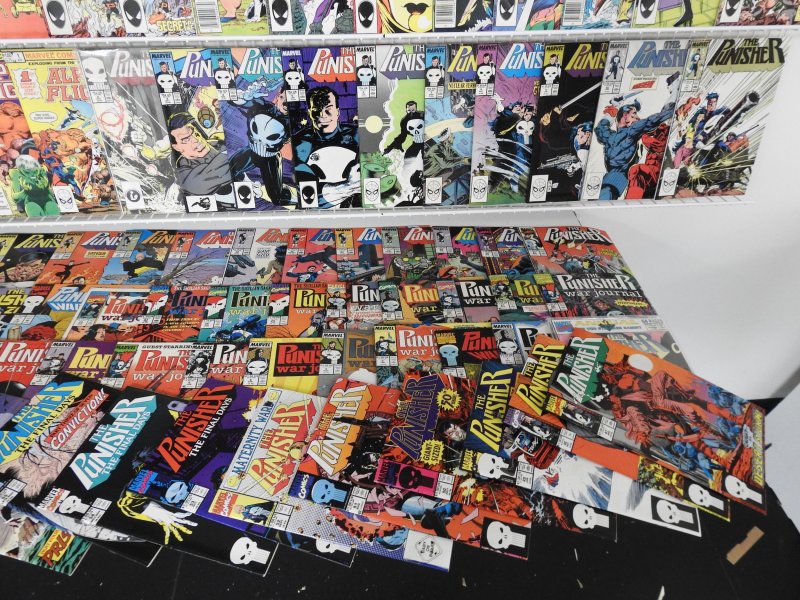 Huge Lot 200+ Comics W/ Punisher and Alpha Flight! Avg FN/VF Condition!