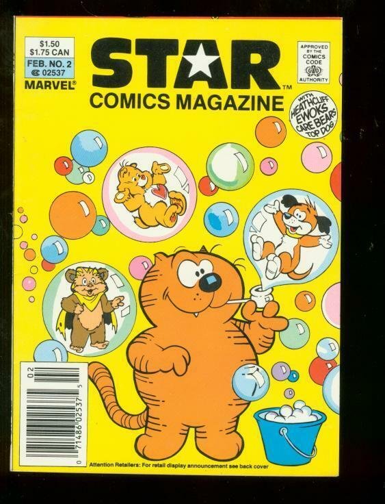 STAR COMICS MAGAZINE #2 1987 DIGEST HEATHCLIF EWOKS VF