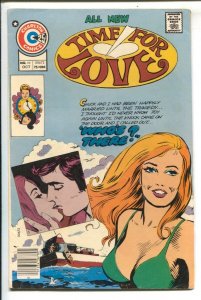 Time For Love #44 1975-Charlton-headlights-shark story-VG