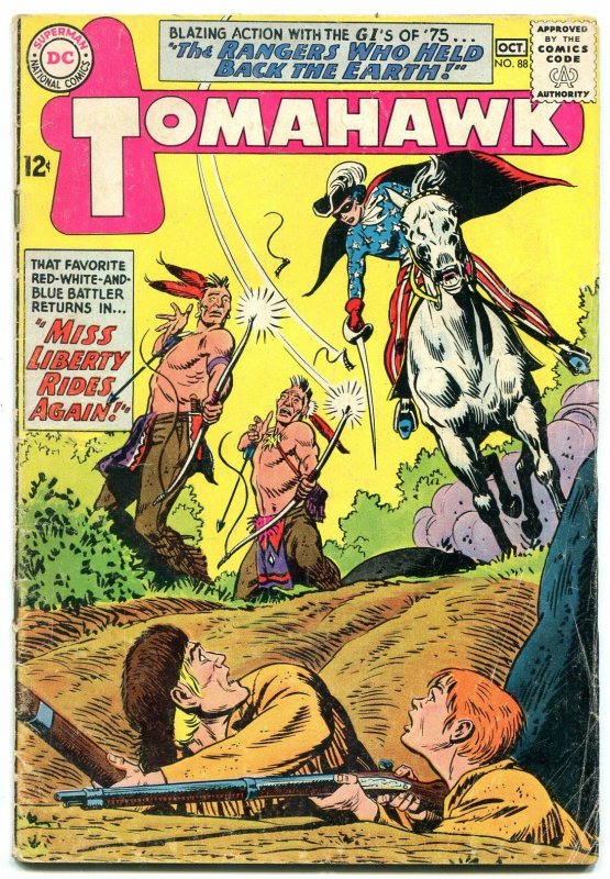 Tomahawk #88 1963- Miss Liberty- DC Western comics G+