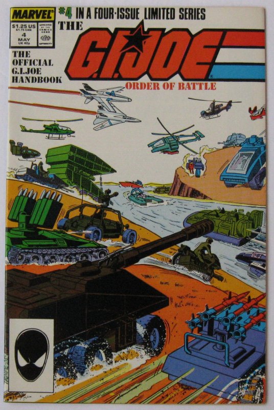 G.I. Joe Order Of Battle #4 (May 1987, Marvel), FN-VFN condition (7.0)