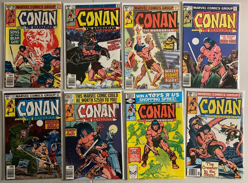 Conan the Barbarian lot #101-150 + Ann. Marvel (avg 5.5 FN-) 51 diff (1979-'83)