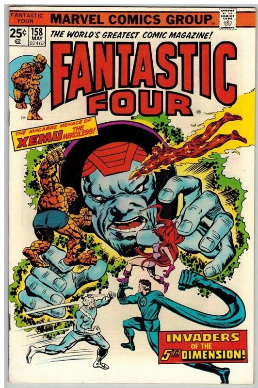 FANTASTIC FOUR 158 VF May 1975