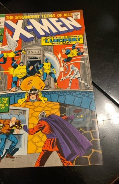 The X-Men #71 (1971)I Lucifer new art and story