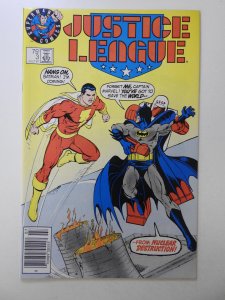 Justice League #3 (1987) Rare Superman Test Logo! Gorgeous NM- Condition!