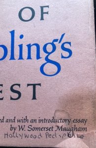Maugham’s choice of Kipling‘s best, 1958