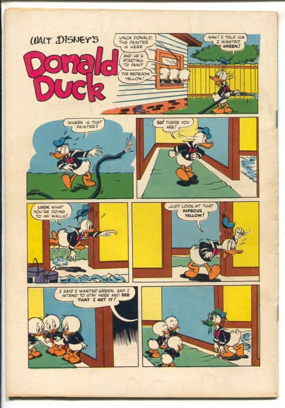 Donald Duck 31 1953-Dell-Walt Disney-diving board cover-FN-