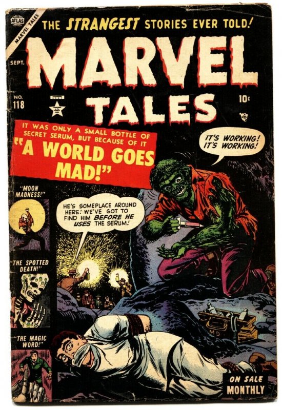 Marvel Tales #118 1953-Atlas-Pre-code horror-wild hypo needle cover-VG