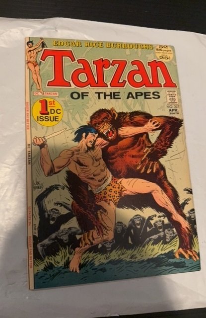 Tarzan #207 1972 [FN+] First DC Issue Origin Tarzan & John Carter of Mars